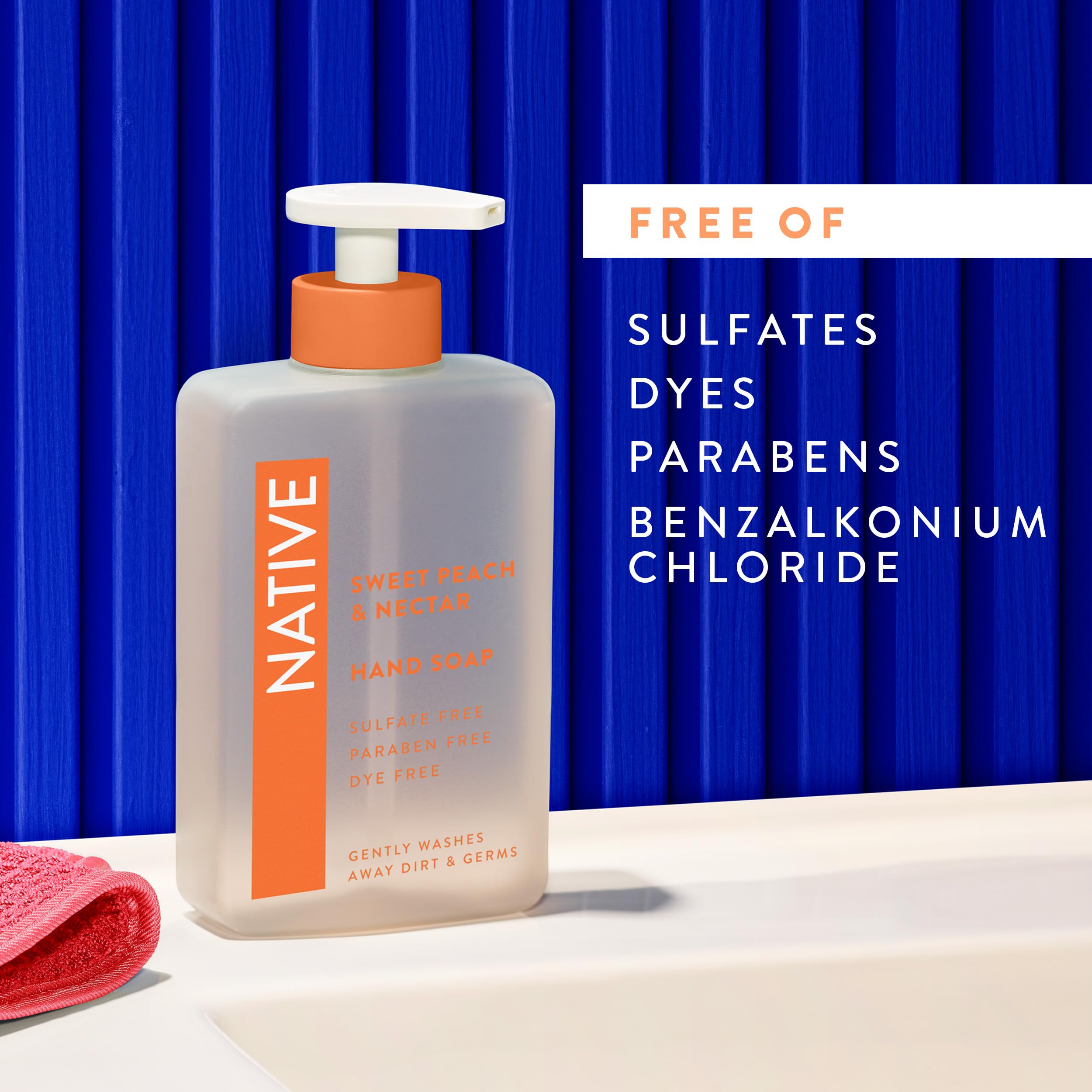 Non-drying formula image suggests soft hands after washing.