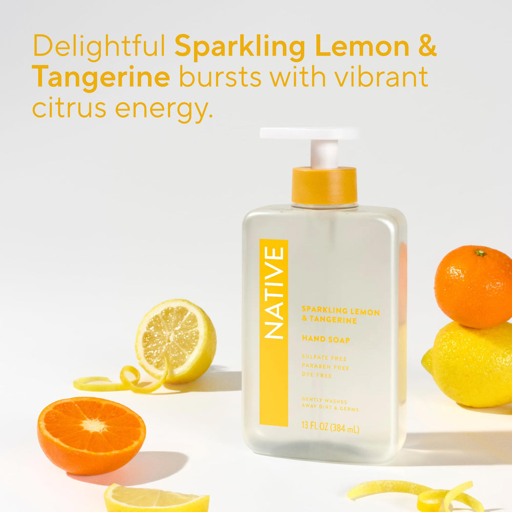 Native Liquid Hand Soap plant-based cleanser icon emphasizes gentle care