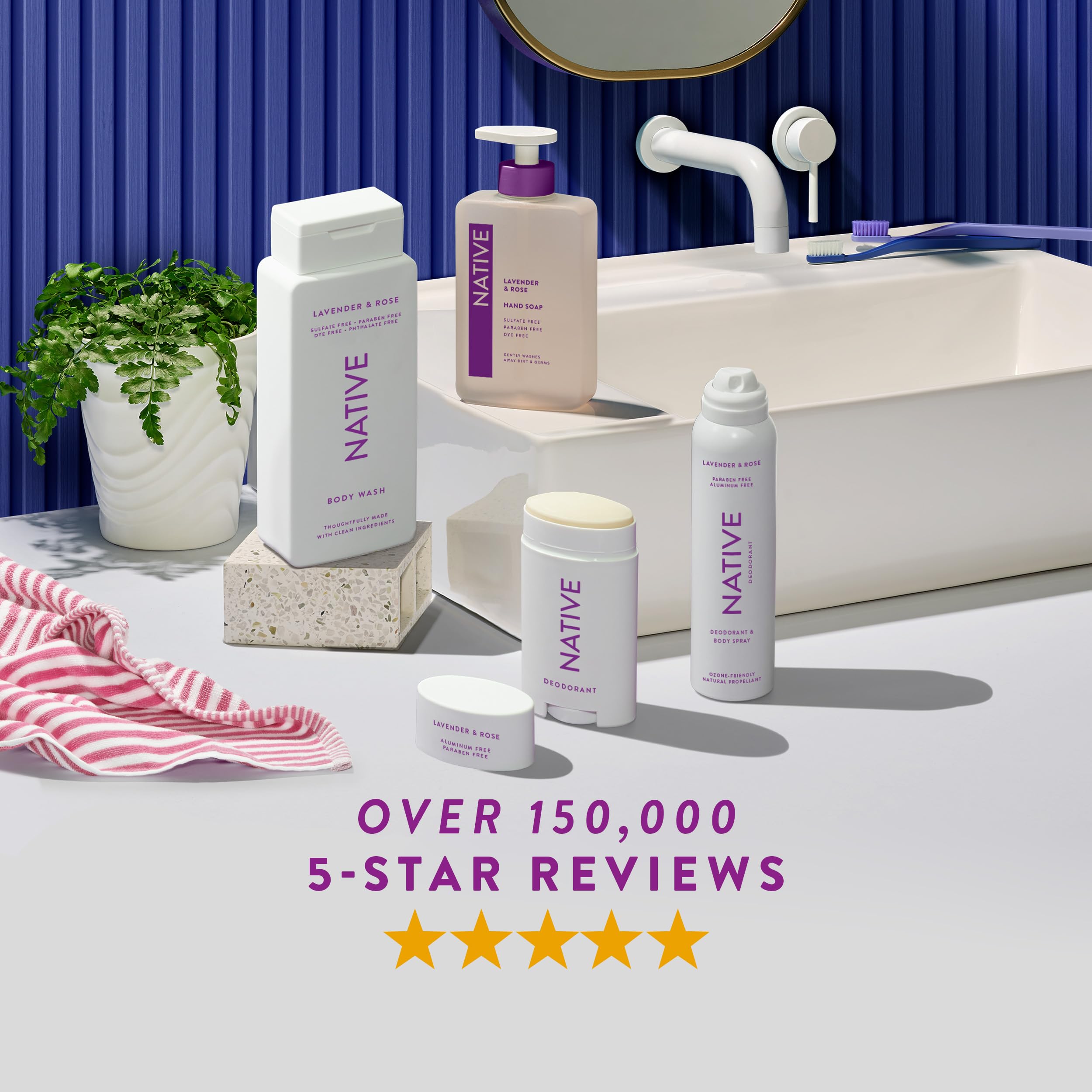 Native liquid soap sulfate- and paraben-free formula for gentle cleansing.