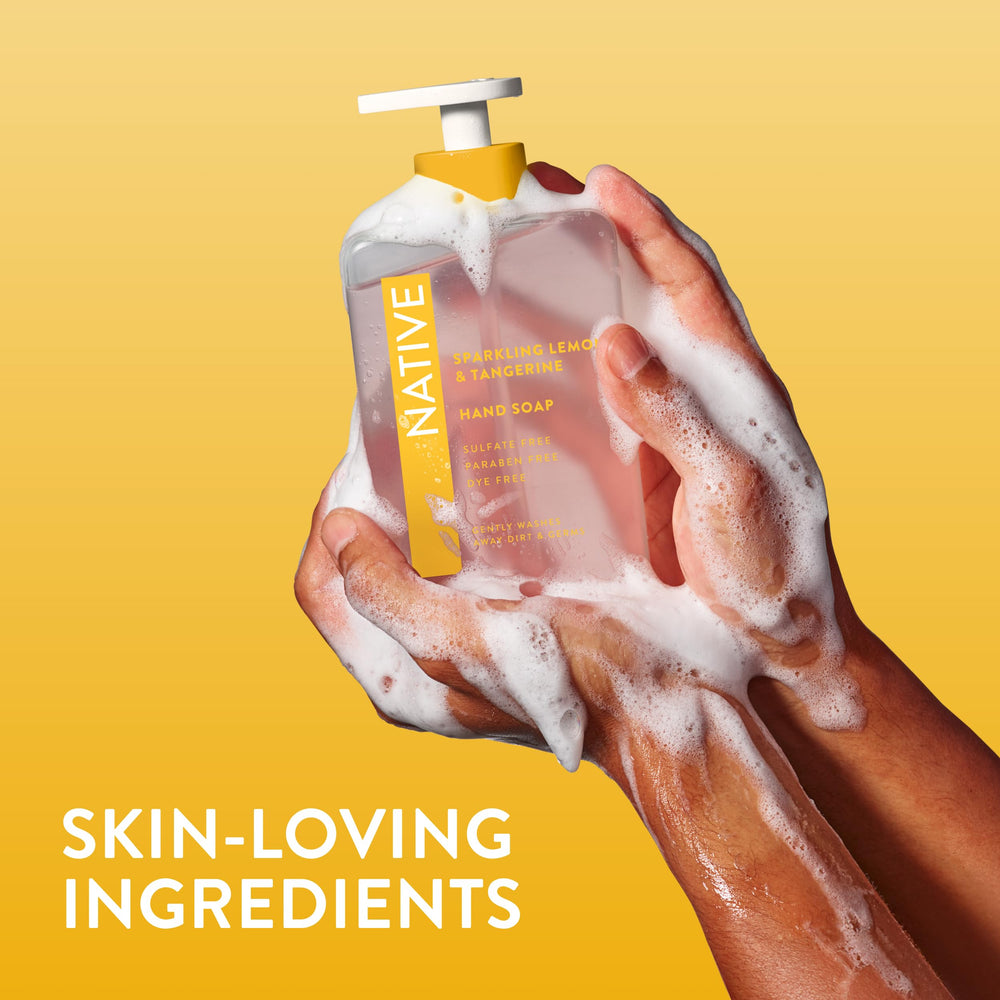 Native Liquid Hand Soap with citrus slices evokes daily refreshment