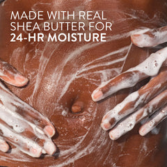 Native Moisturizing Body Wash creamy lather in action.
