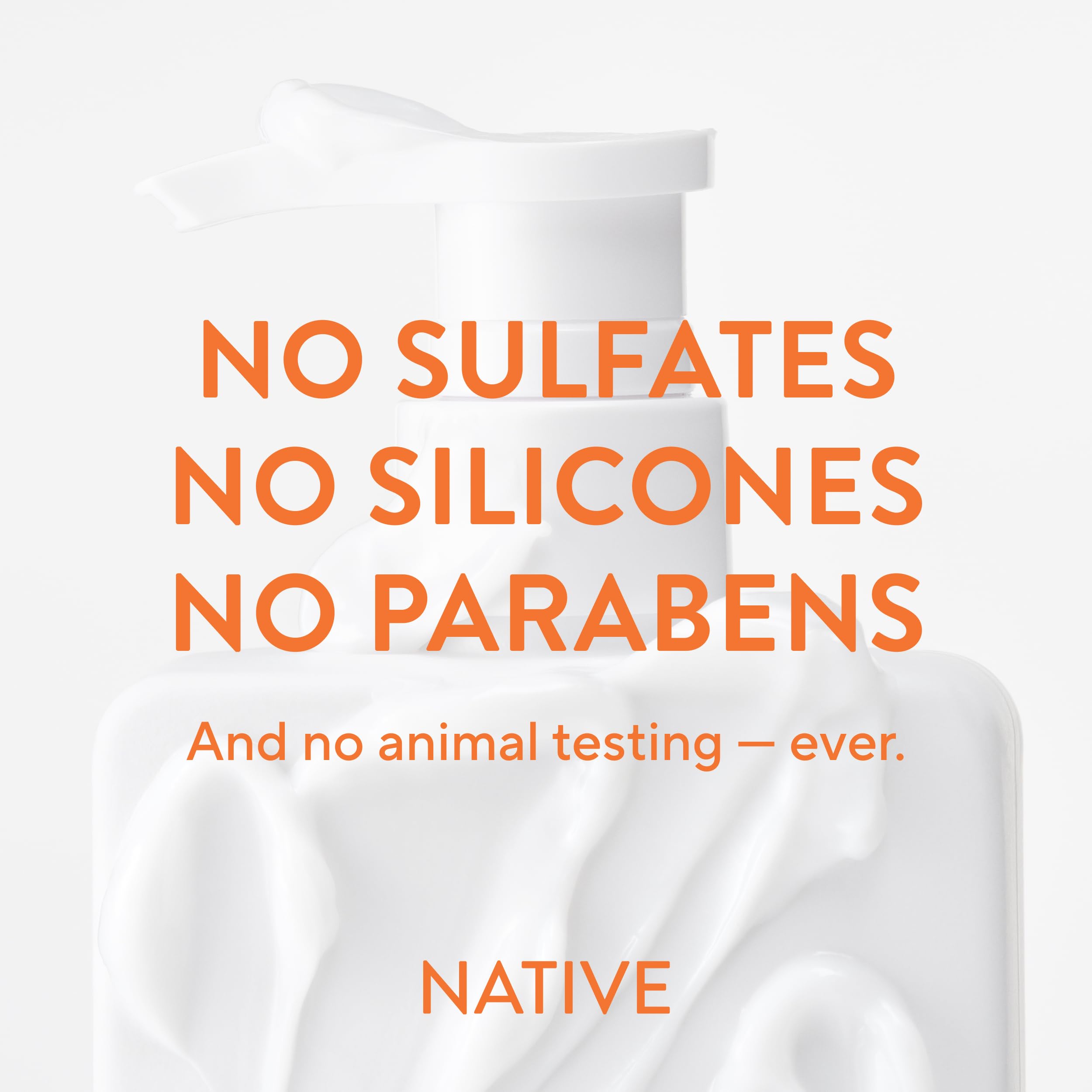 Packaging view of Native Moisturizing Conditioner with other Native products