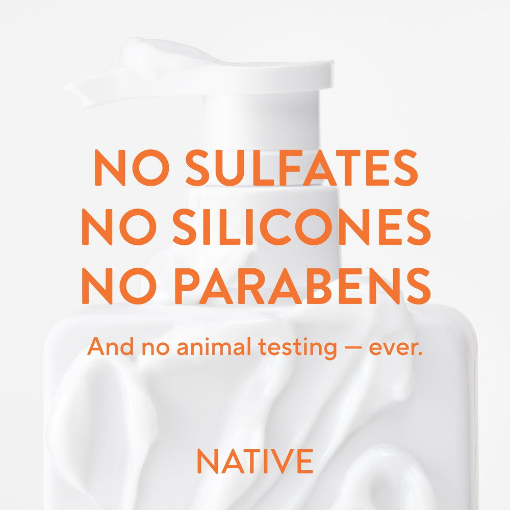 Packaging view of Native Moisturizing Conditioner with other Native products