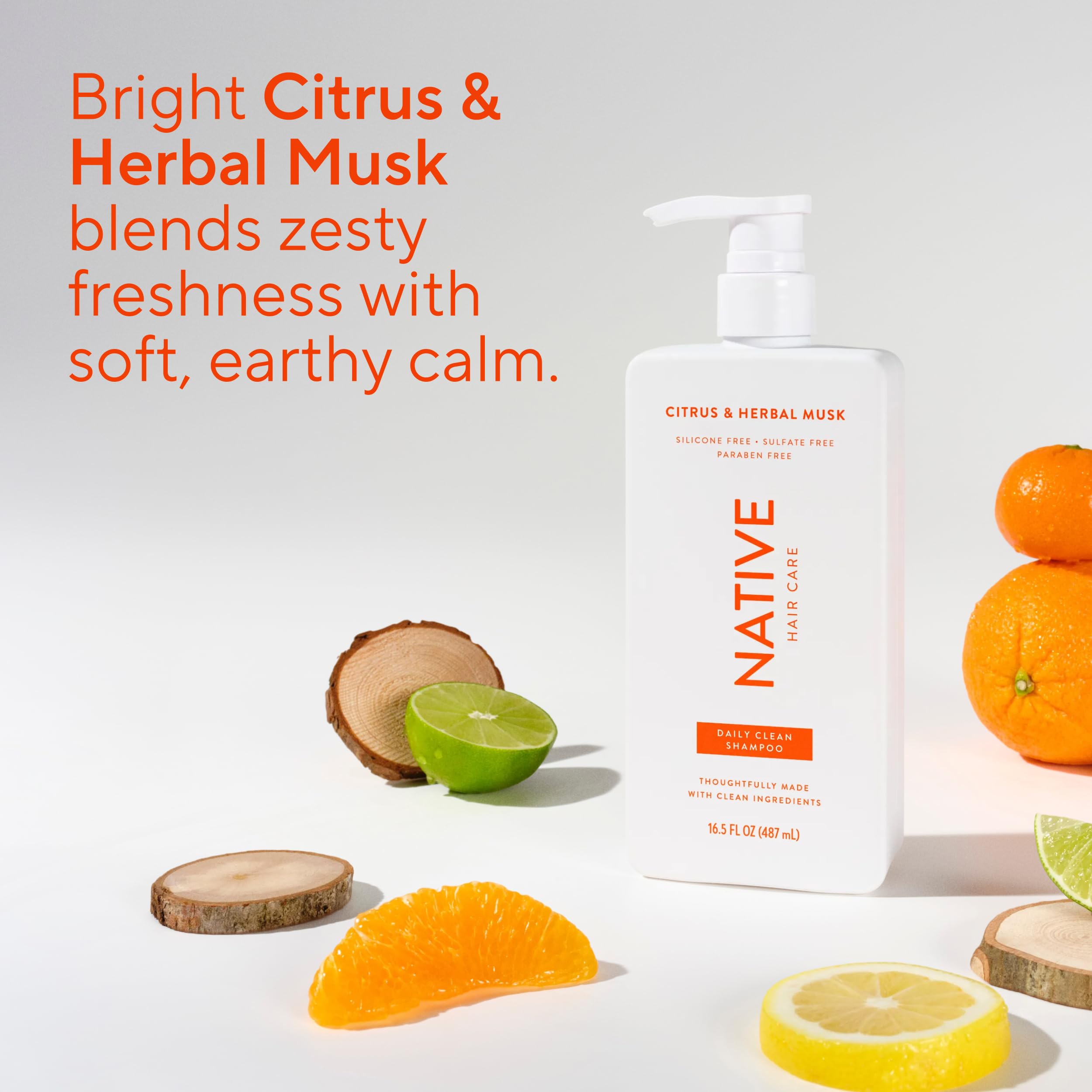 Eco-friendly packaging and simple ingredients list highlight a clean routine.