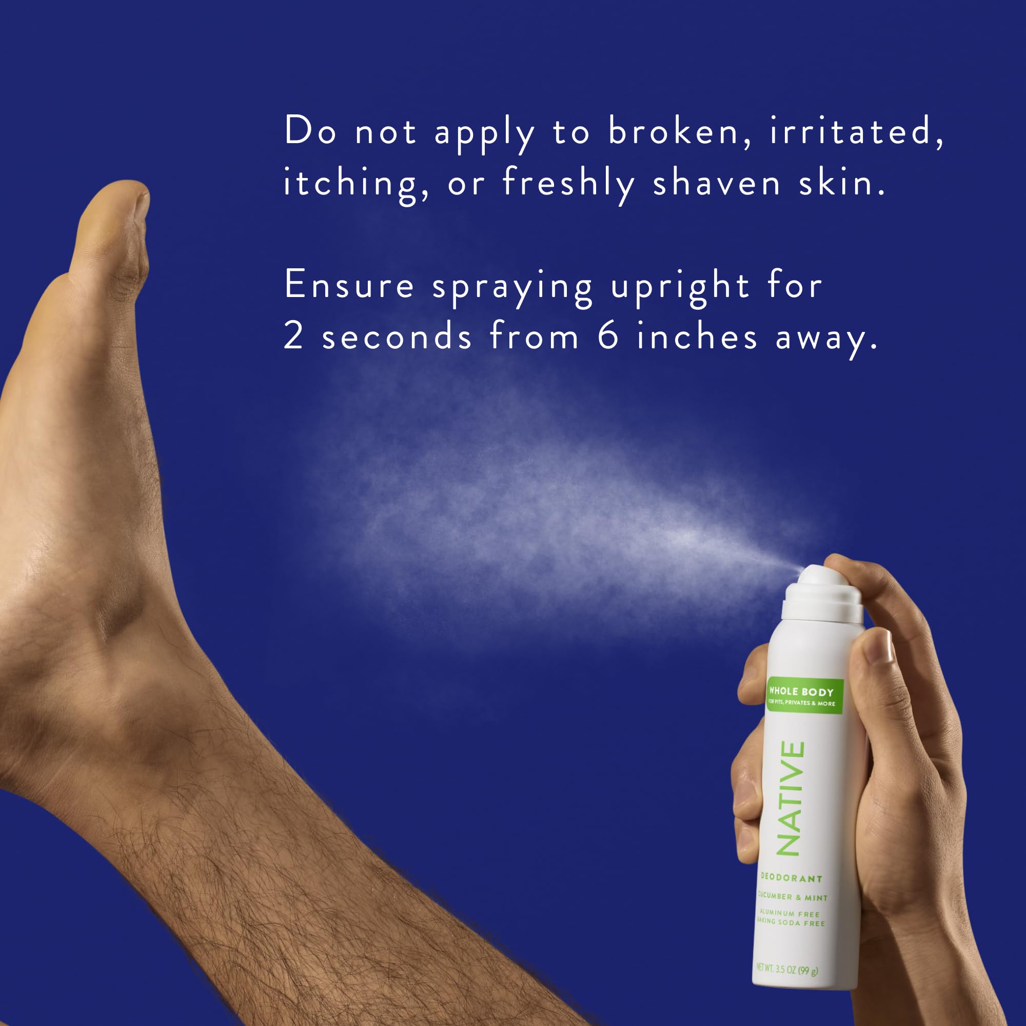 Native nitrogen-propellant spray, ozone-friendly option