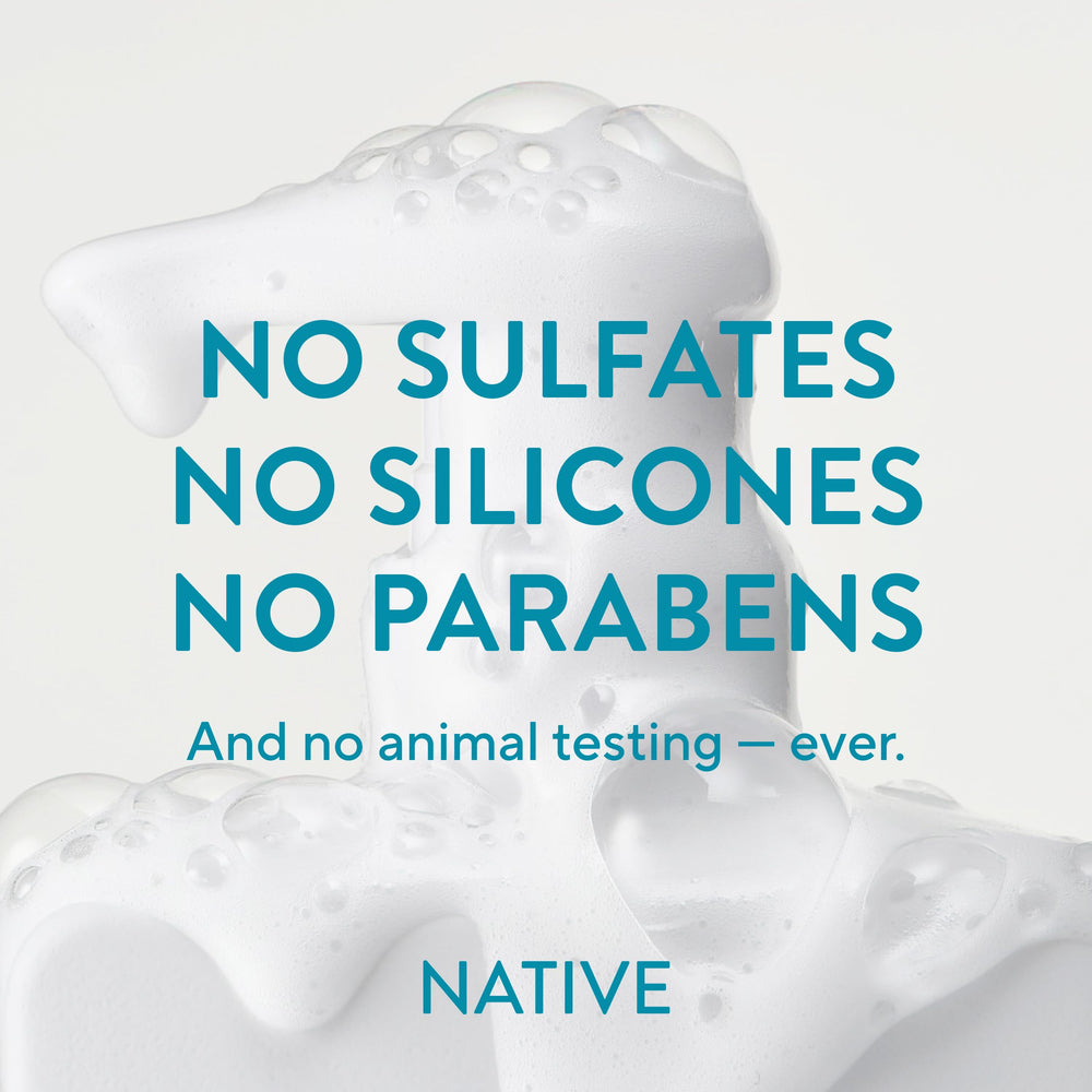 Native Ocean & Timber cruelty-free badge on packaging