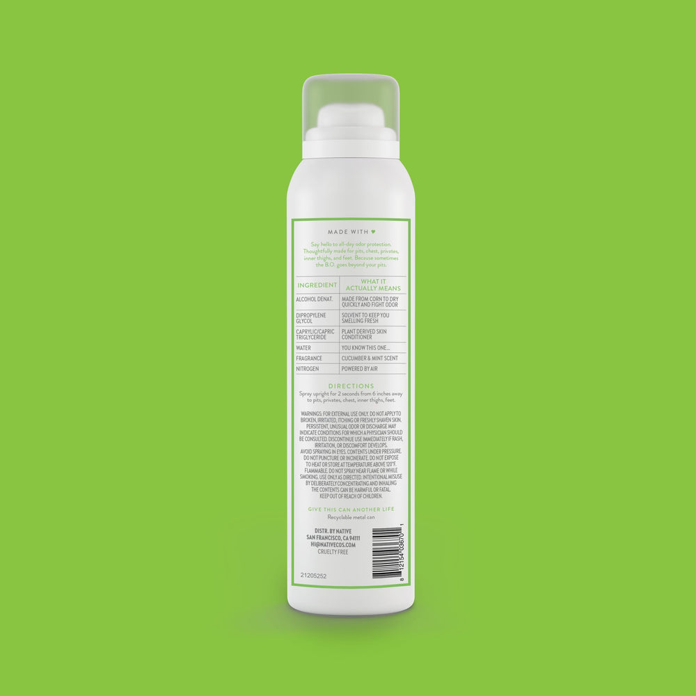 Native 3.5 oz bottle packaging shown for travel-friendly use