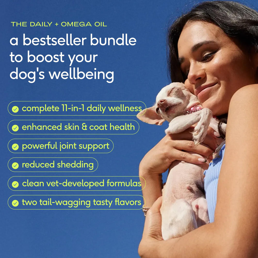 Native Pet Omega-3 Salmon Oil bottle for dogs delivering omega-3s for skin and joint support.