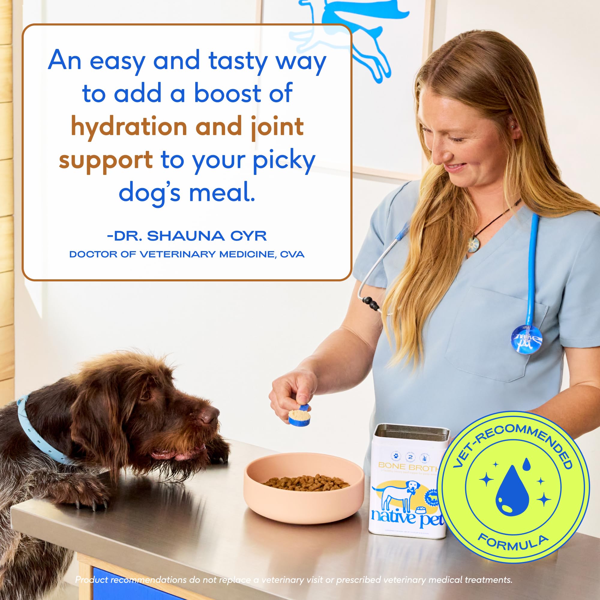 Organic, grass-fed beef label on Native Pet product highlighting premium ingredients.