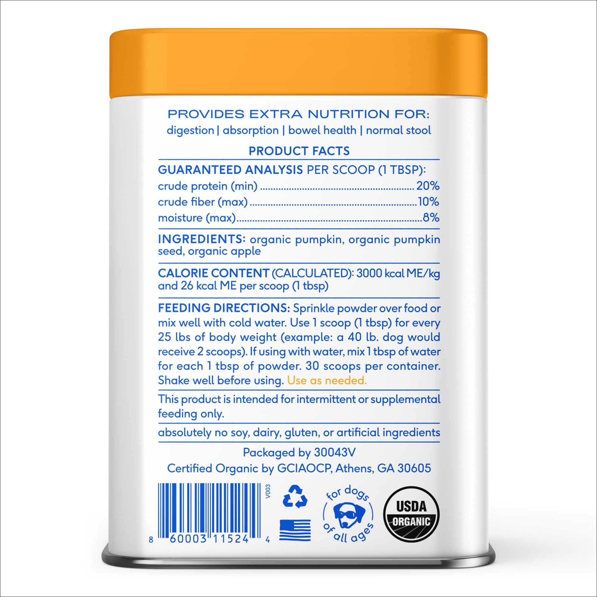 Native Pet Pumpkin for Dogs daily-use setup showing easy serving for all sizes.