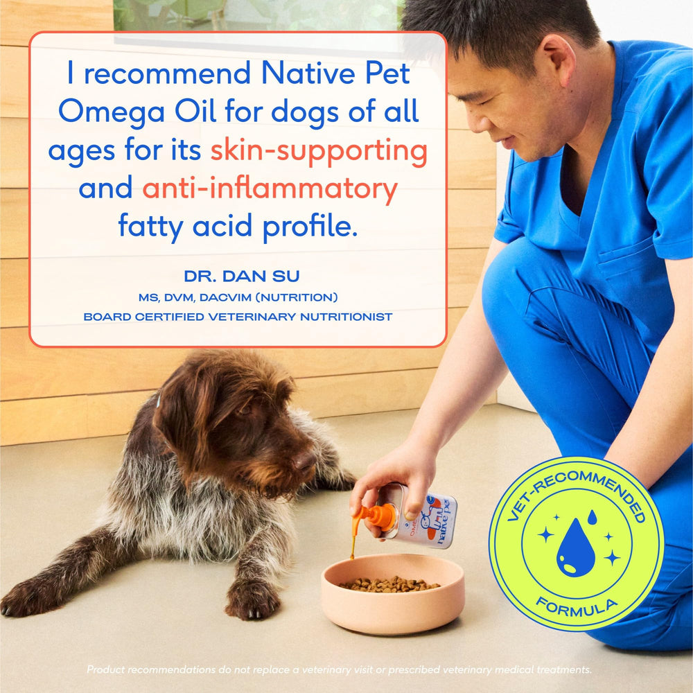 Native Pet skin coat gloss signifying shinier coat and healthy skin