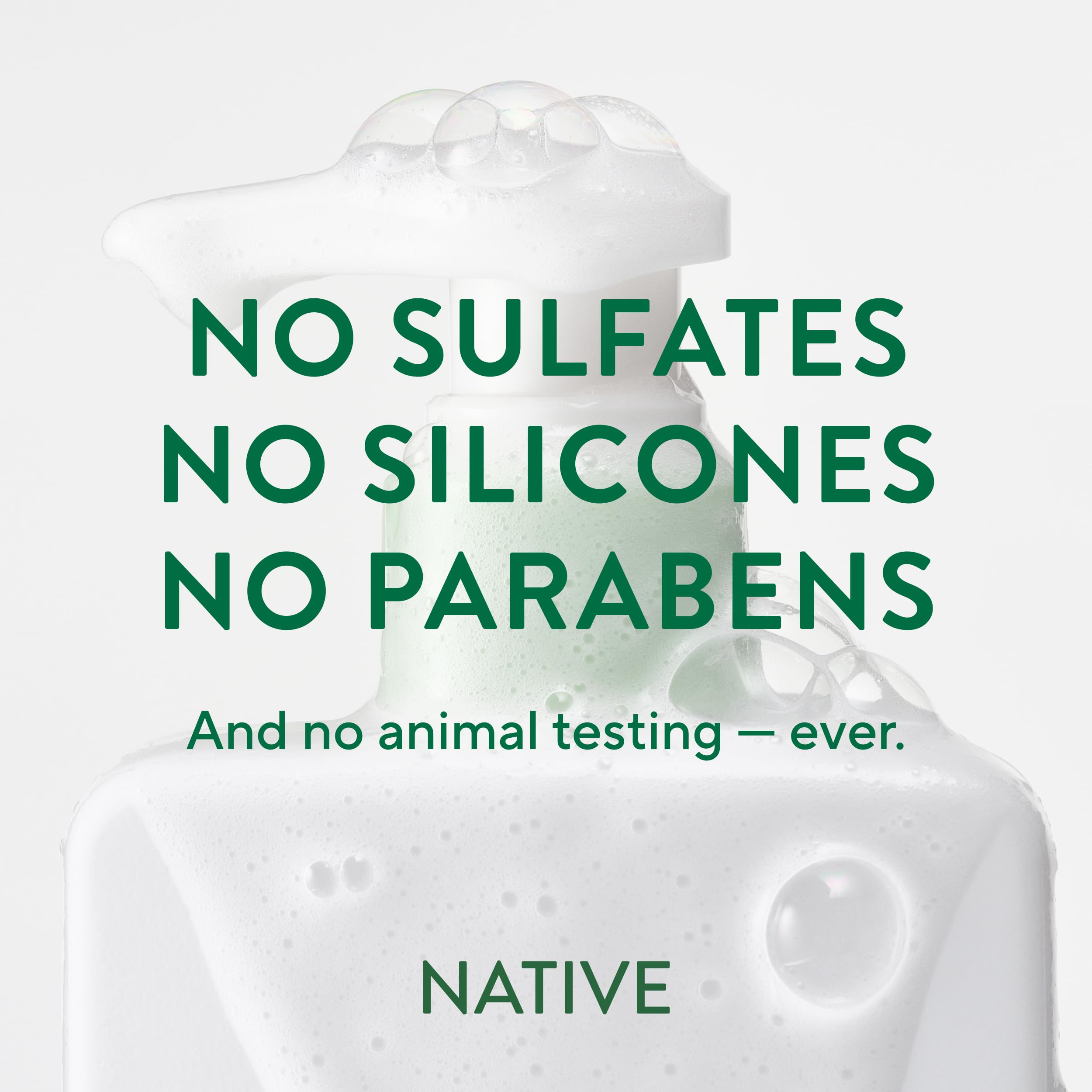 Native Scalp Detox Conditioner in shower ready for nourishment