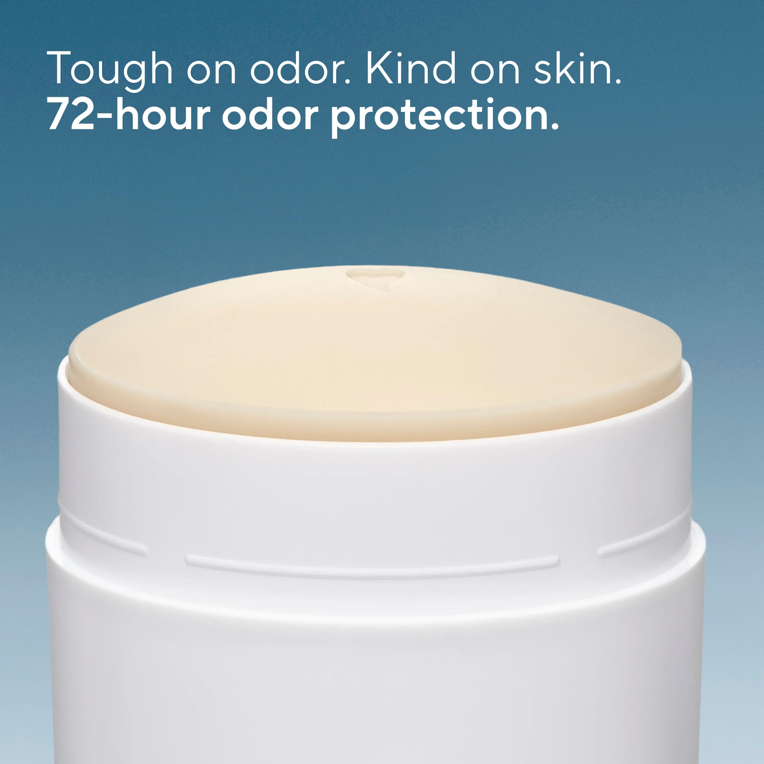 Native Sea Salt & Cedar deodorant stick close-up shows smooth, dry application.