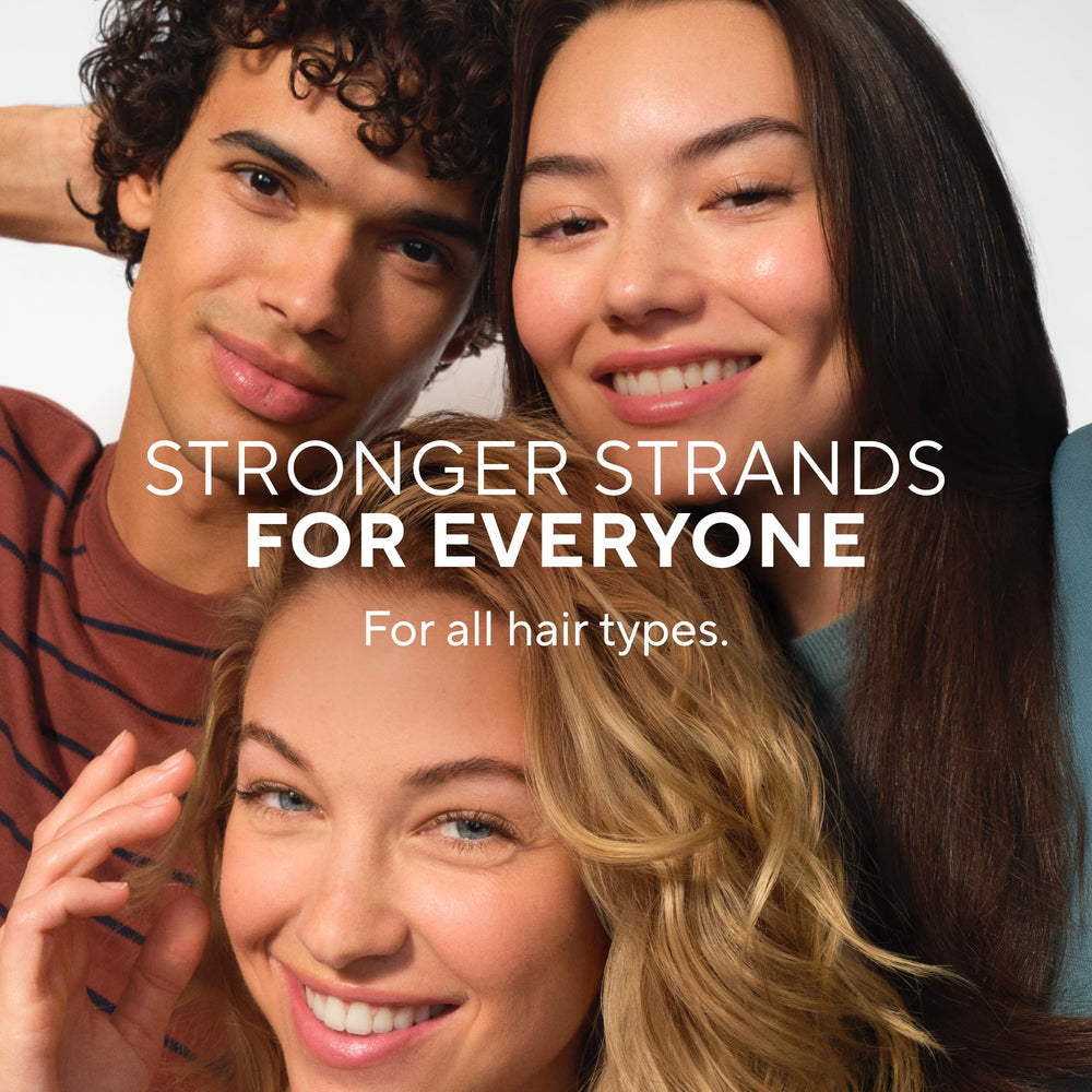 Native Strengthening 2-in-1 bottle beside mask hints at complementary care