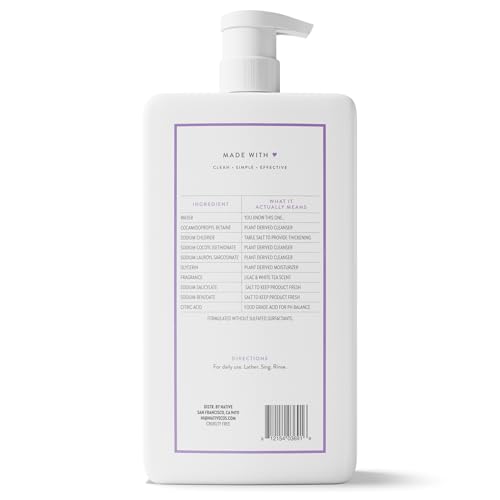 Native bottle on bathroom shelf supports daily cleansing routine.