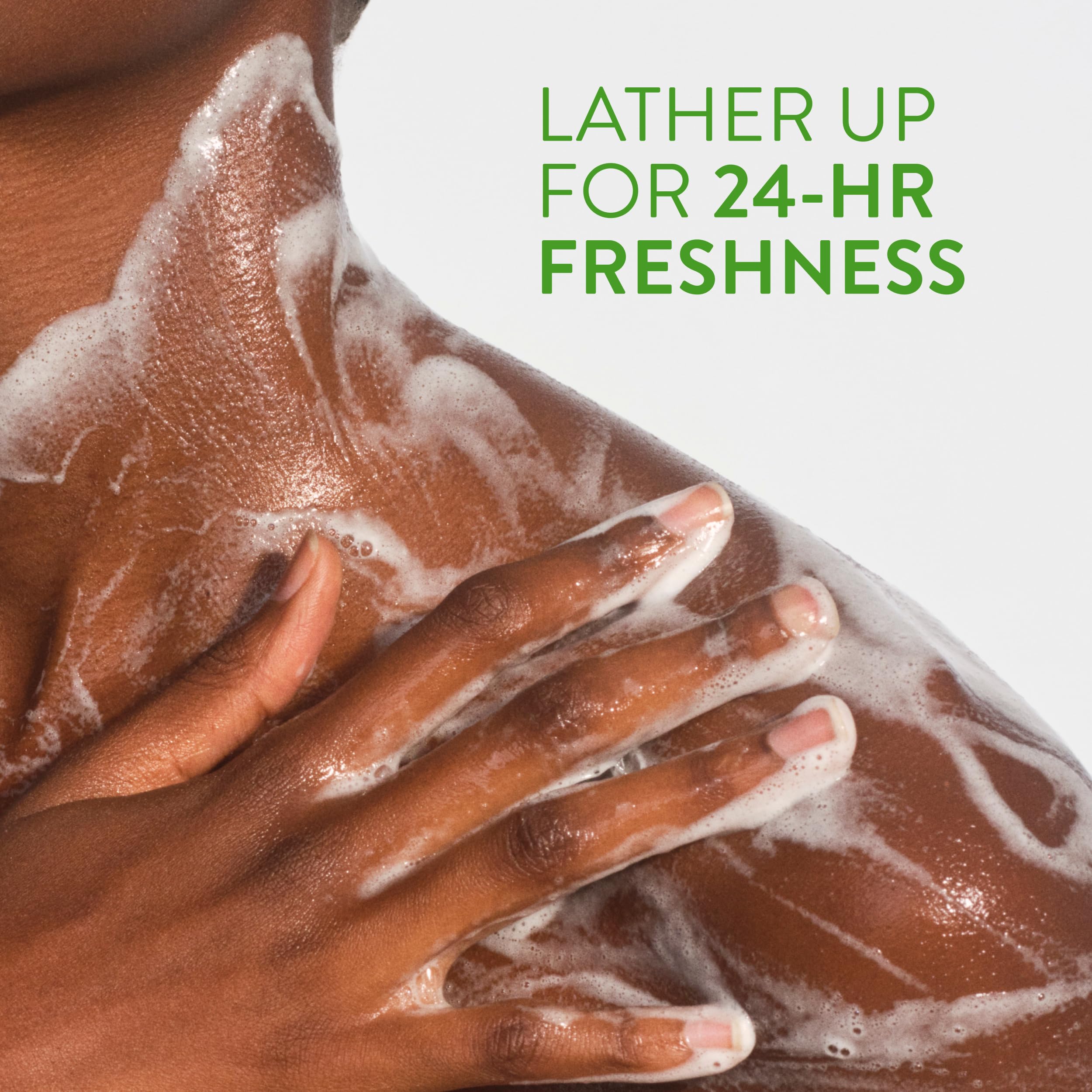 Shower scene featuring Native sulfate-free body wash for everyday use