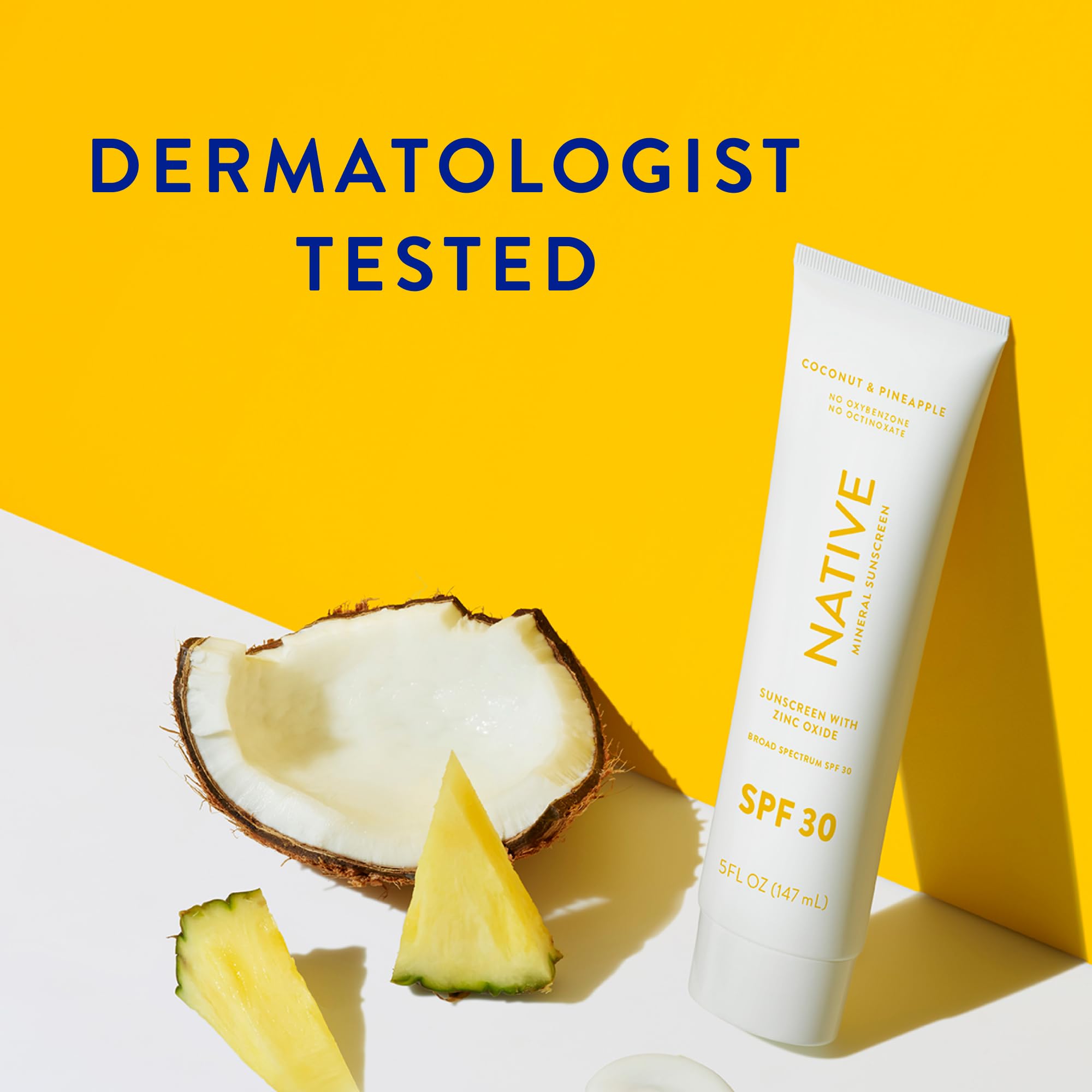 Applying Native Sunscreen on skin demonstrates a smooth, lightweight finish.