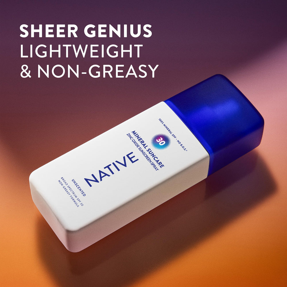 Native fragrance-free sunscreen ideal for sensitive skin