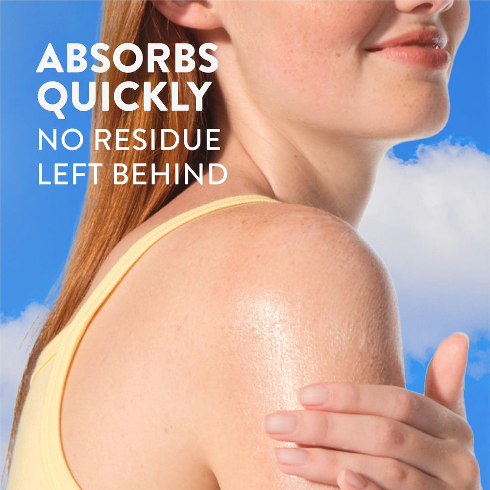 Native Sunscreen Lotion after-swim scene implies reapply every 2 hours.