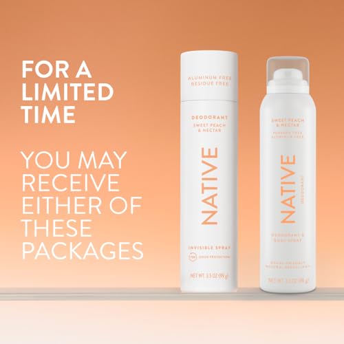 Native Sweet Peach & Nectar scent notes with peach, jasmine, and amber hints.
