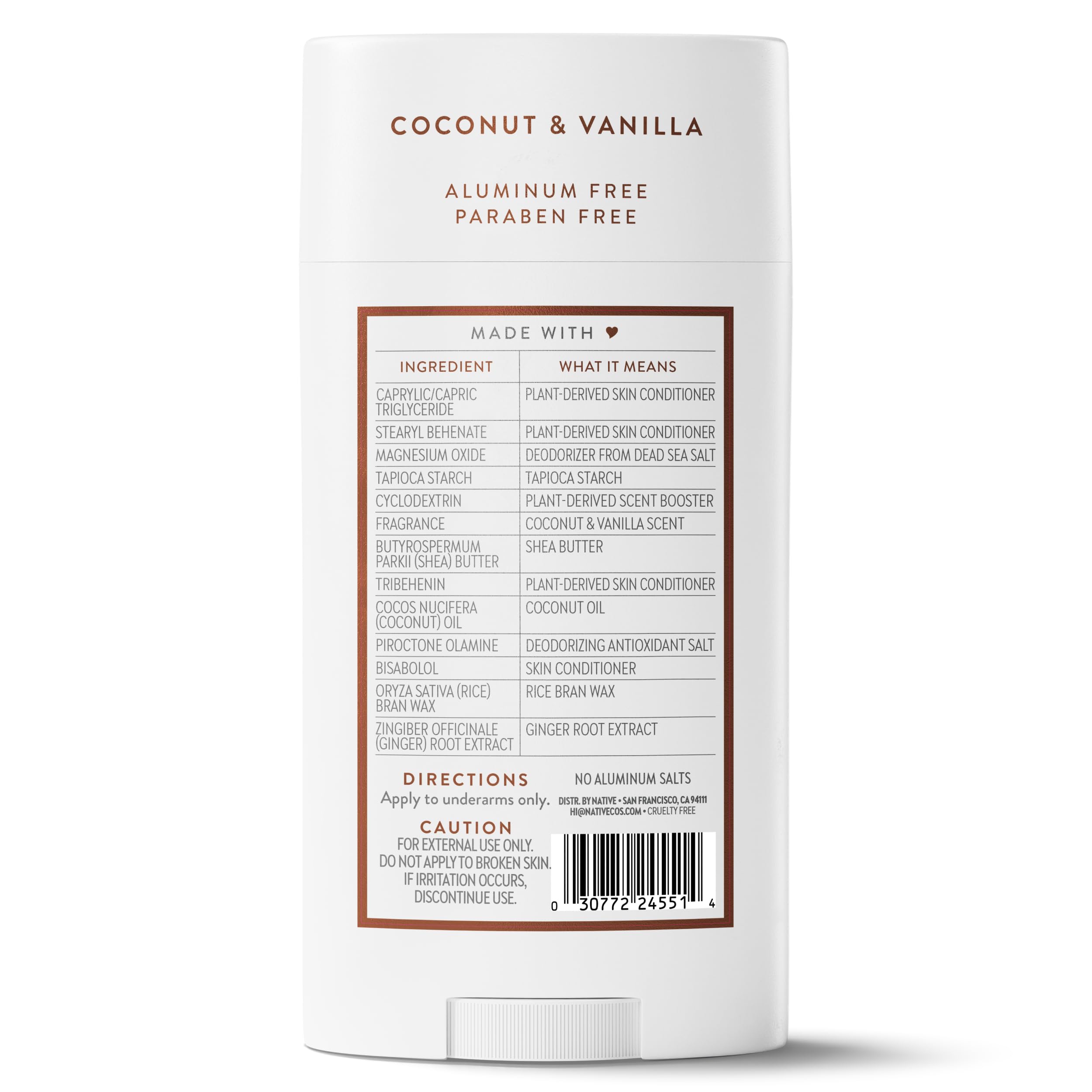 Native three point one ounce size packaging for travel-friendly use