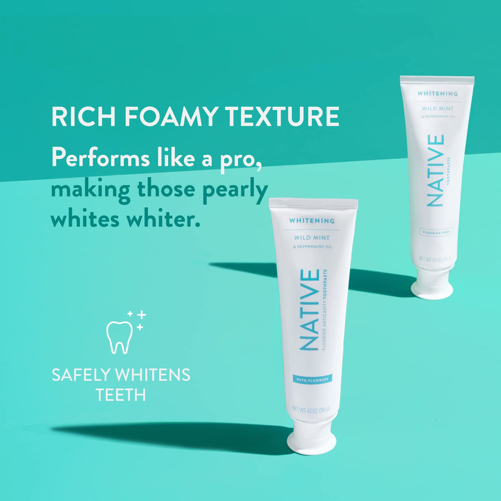 Native toothpaste cruelty-free product with no animal testing.