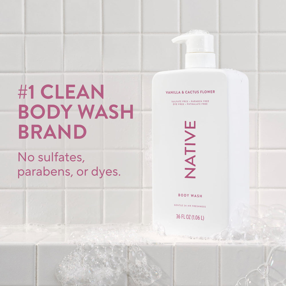 Close-up of Native lather from vanilla and cactus flower scent