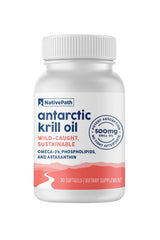 NativePath bottle front shows krill oil for daily omega-3 benefits