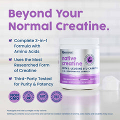 NativePath label closeup highlights ingredients and purity for athletes.