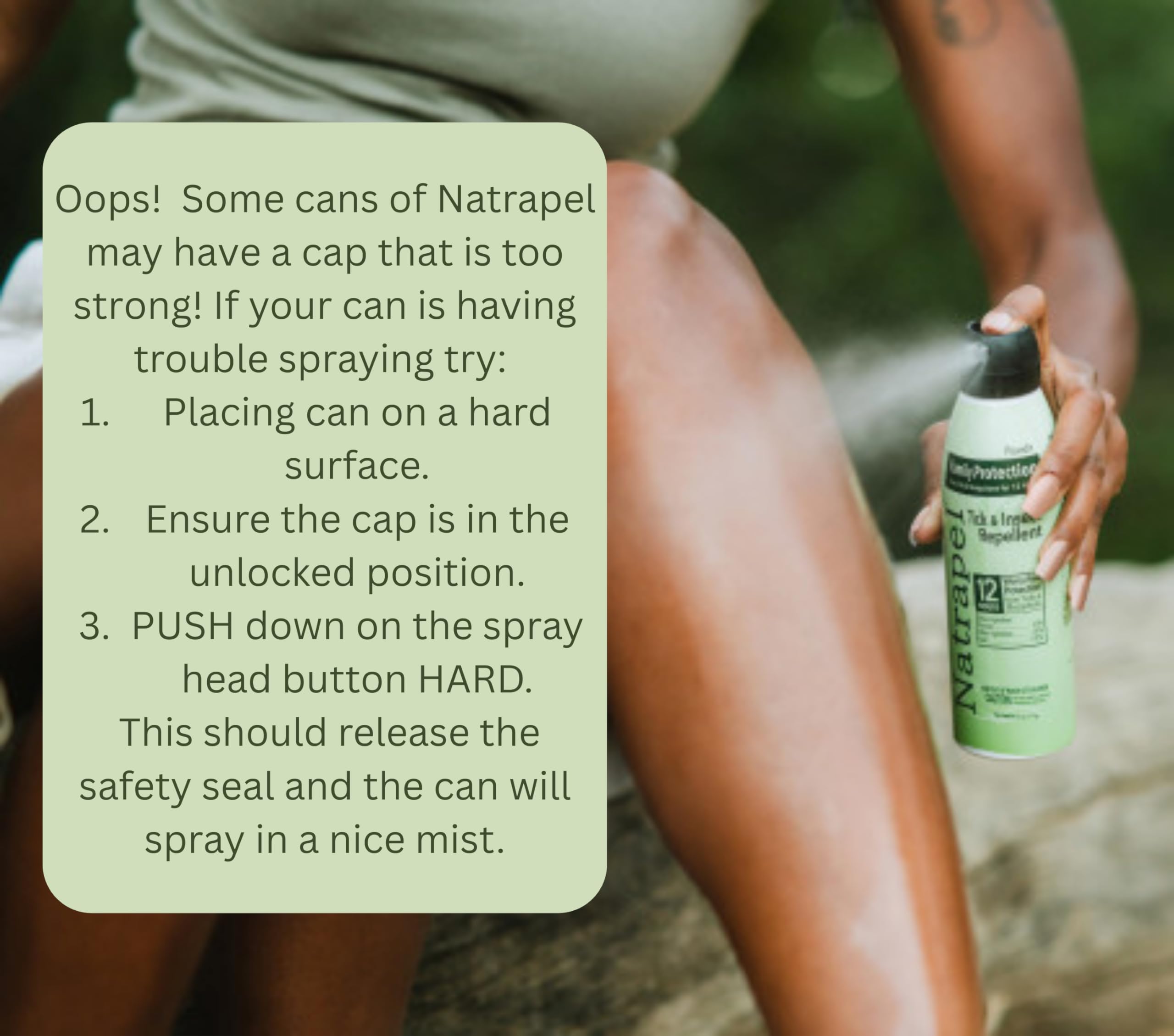 Natrapel Eco-Spray compact-6oz-packaging emphasizes travel-friendly size