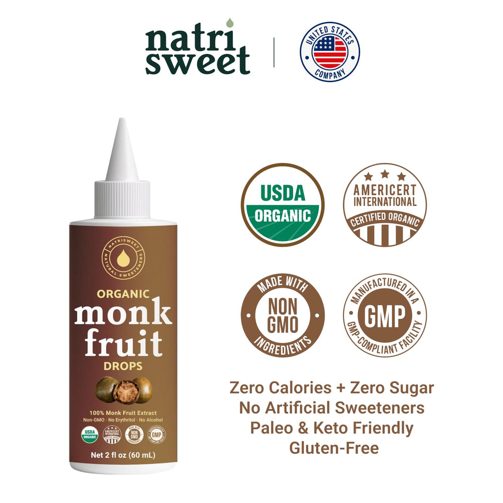 NatriSweet pure sweetness with no artificial aftertaste in drinks.