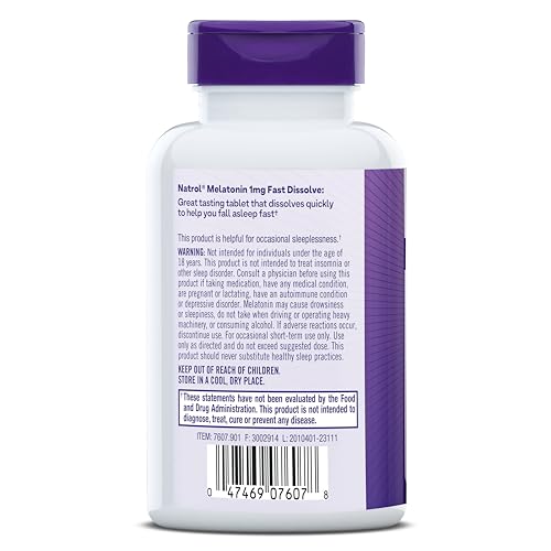 Natrol 200-day supply packaging for extended nightly routine.
