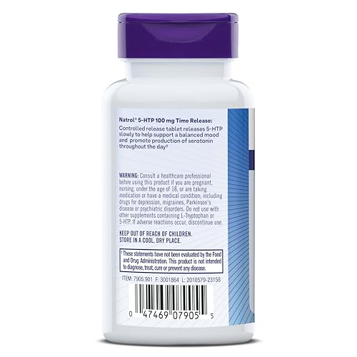 Natrol branding on packaging emphasizes trust in mood support products.