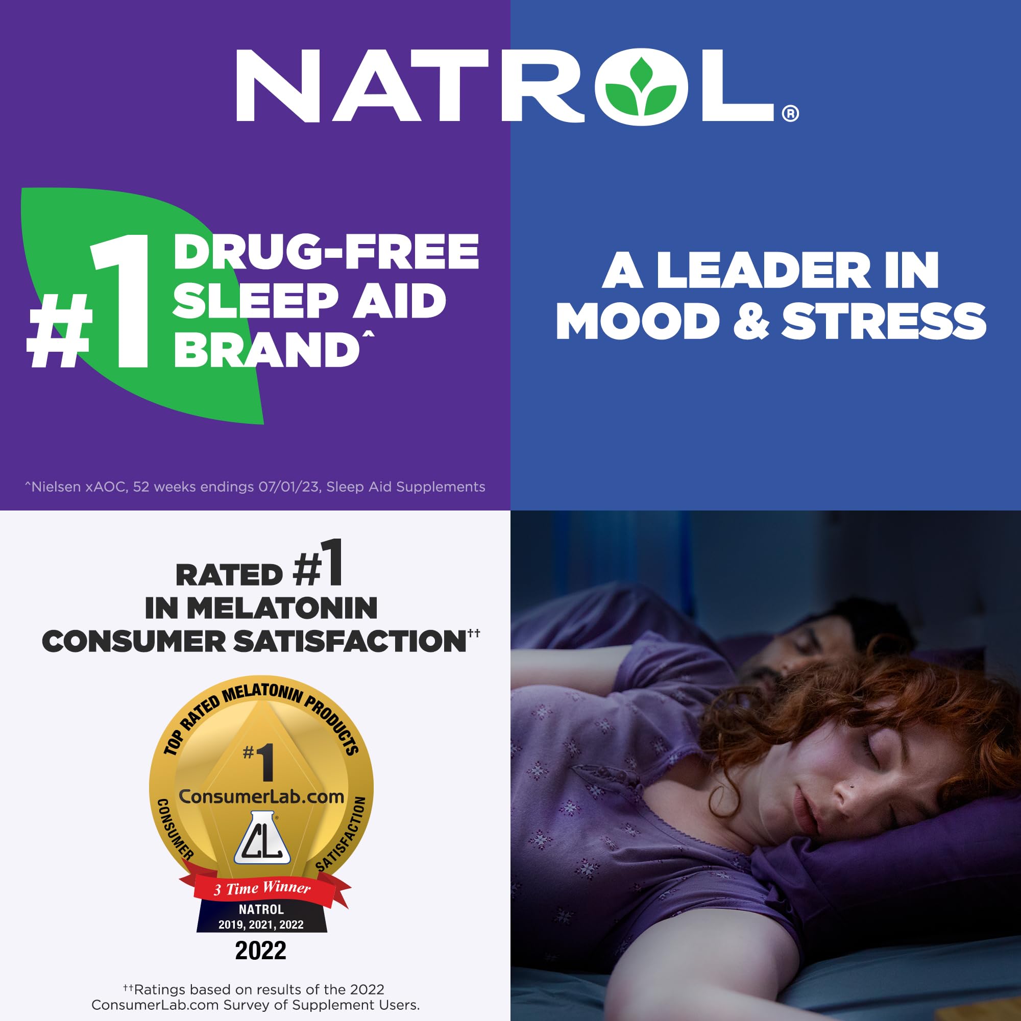 Close-up of strawberry Natrol melatonin tablet surface.