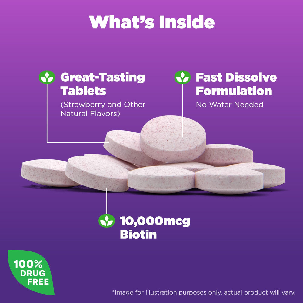 Tablets dissolving in mouth for quick, water-free use
