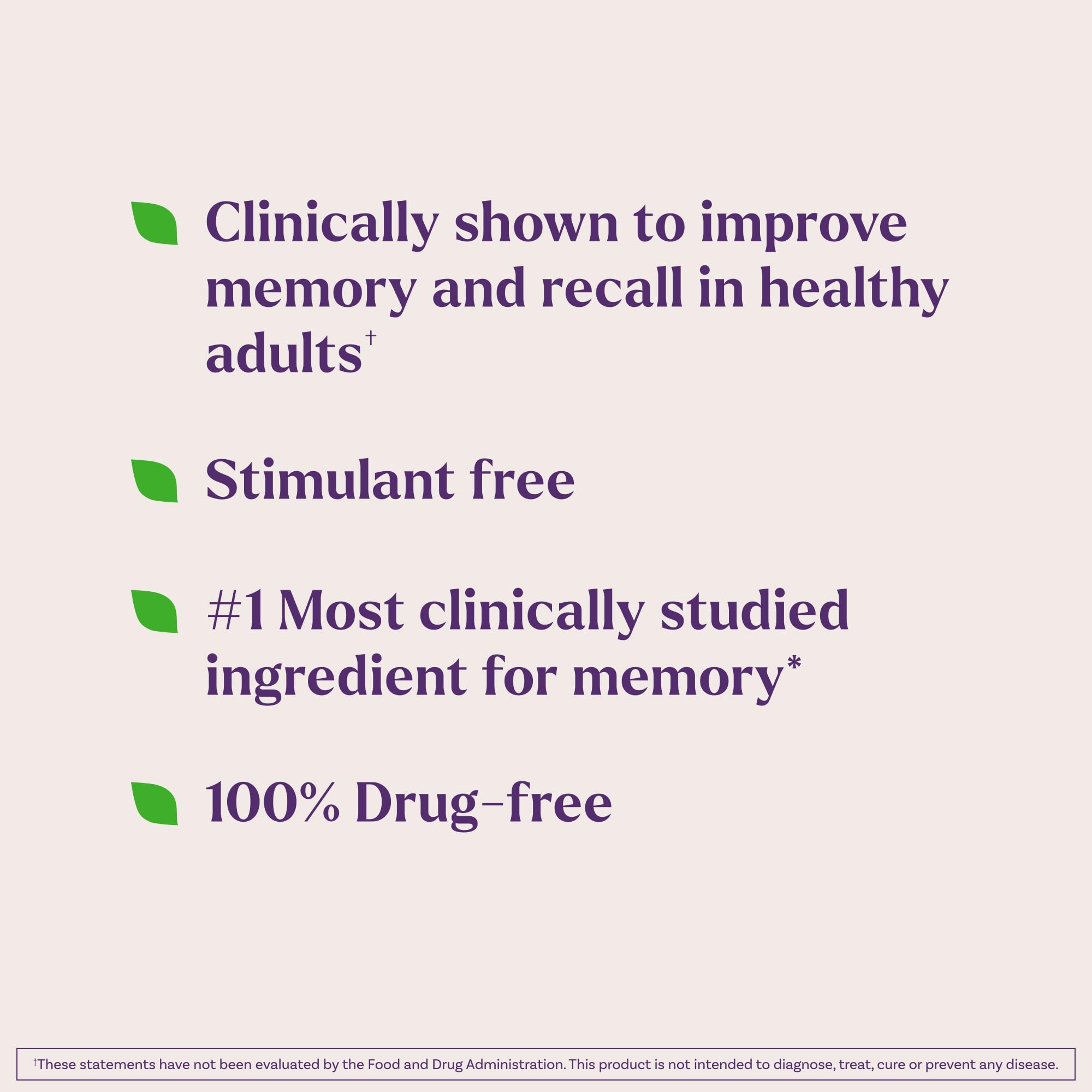 Natrol Cognium Memory tablet in hand showing easy twice-daily use.