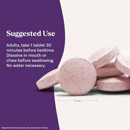 Natrol tablet ready 30 minutes before bed for proactive sleep support.