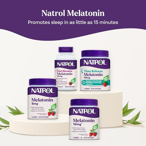 Natrol brand sleep support for adults, non-habit forming and convenient.