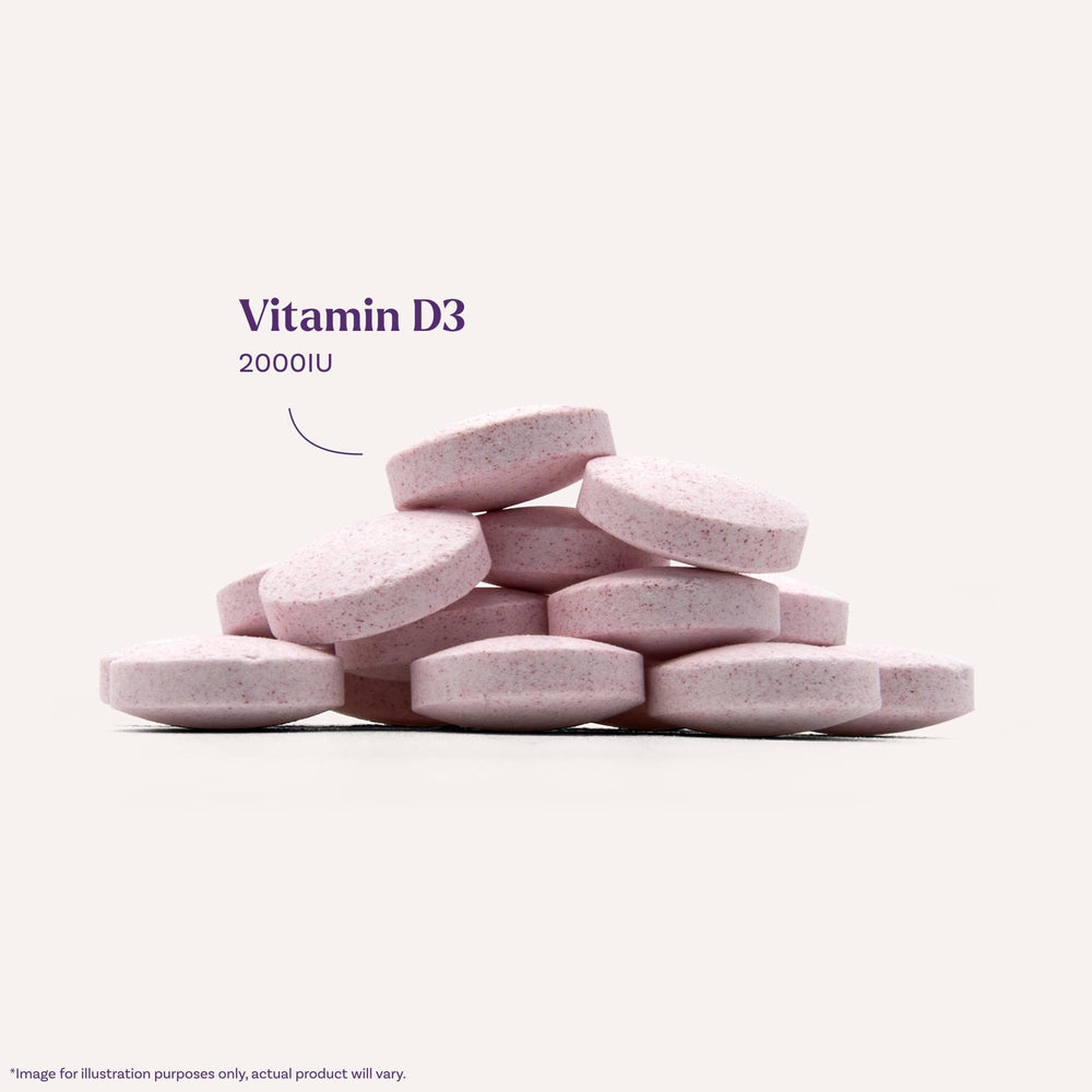 Natrol 90-day supply bottle label highlighting long-lasting vitamin D3