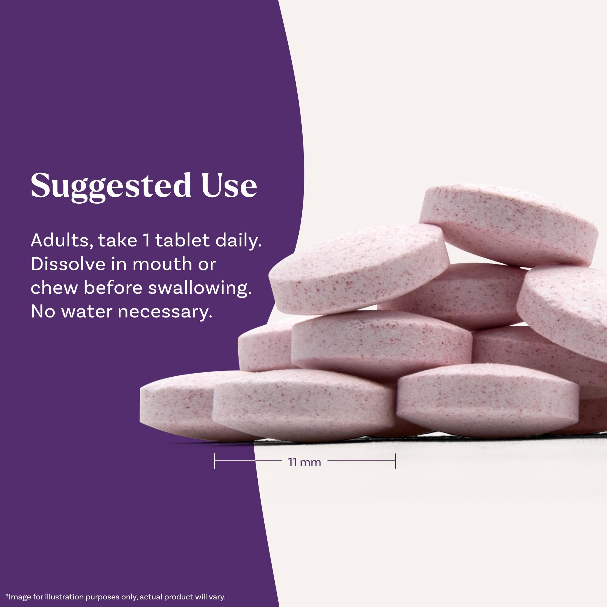 Natrol bottle pictured on countertop with strawberry flavor appeal