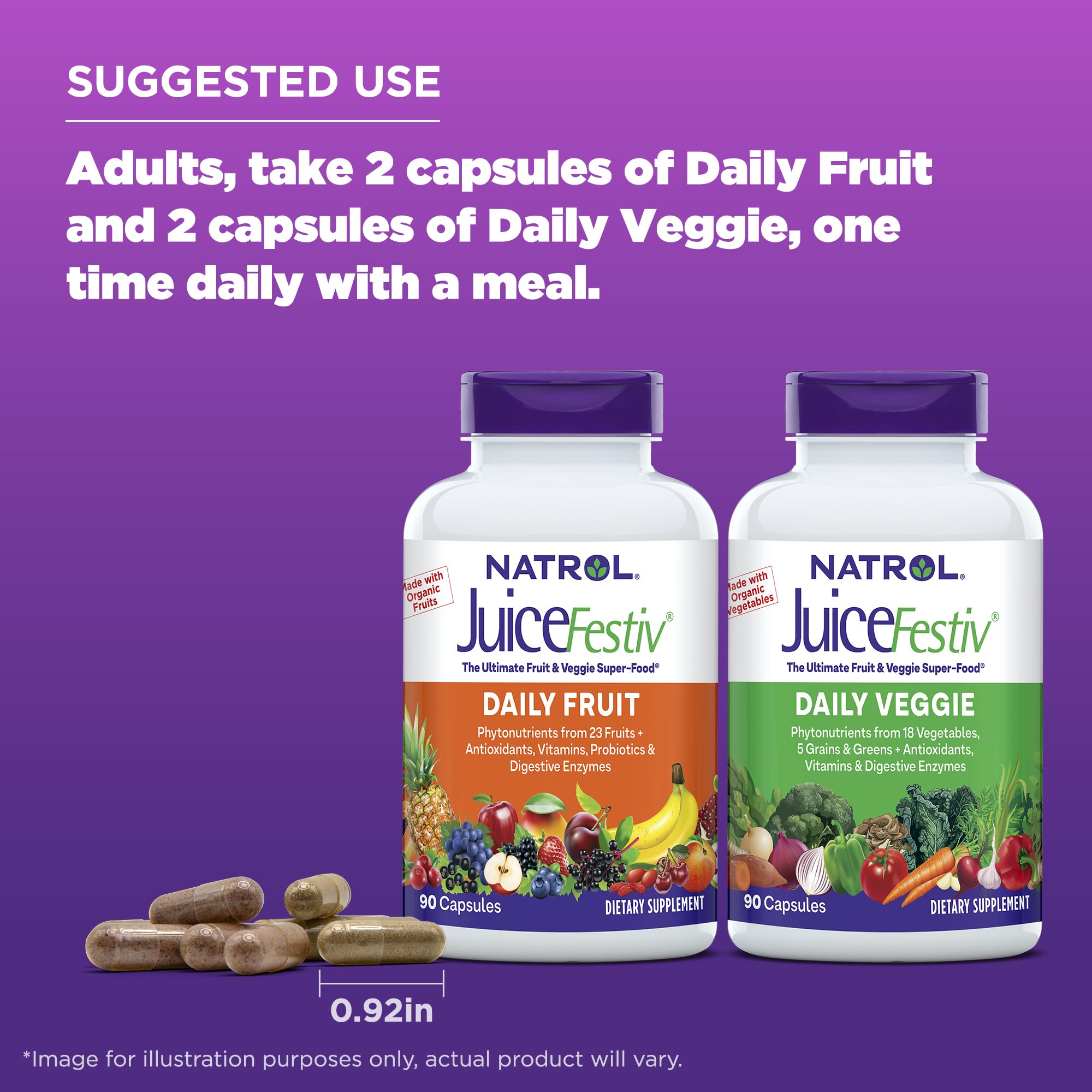 Natrol JuiceFestiv goji berry blend adds colorful nutrition.
