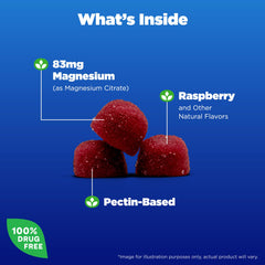 Natrol Kids Magnesium Citrate Gummies child chewing, easy daily habit for gentle mood and muscle ease.