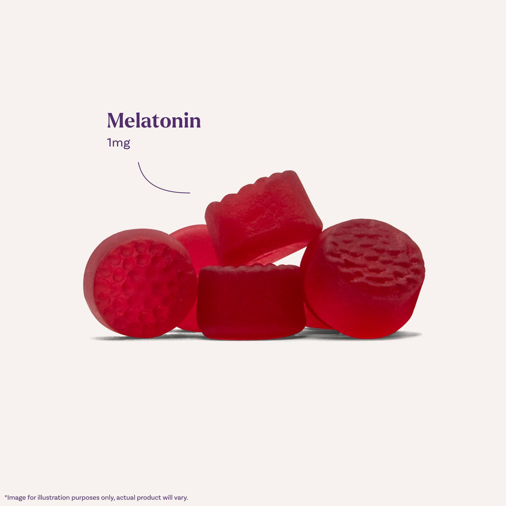 Natrol Kids Melatonin label highlighting non-GMO and gelatin-free ingredients.