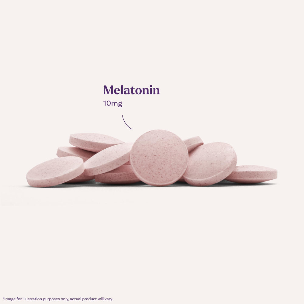 Natrol melatonin fast-dissolve package close-up with strawberry flavor label.
