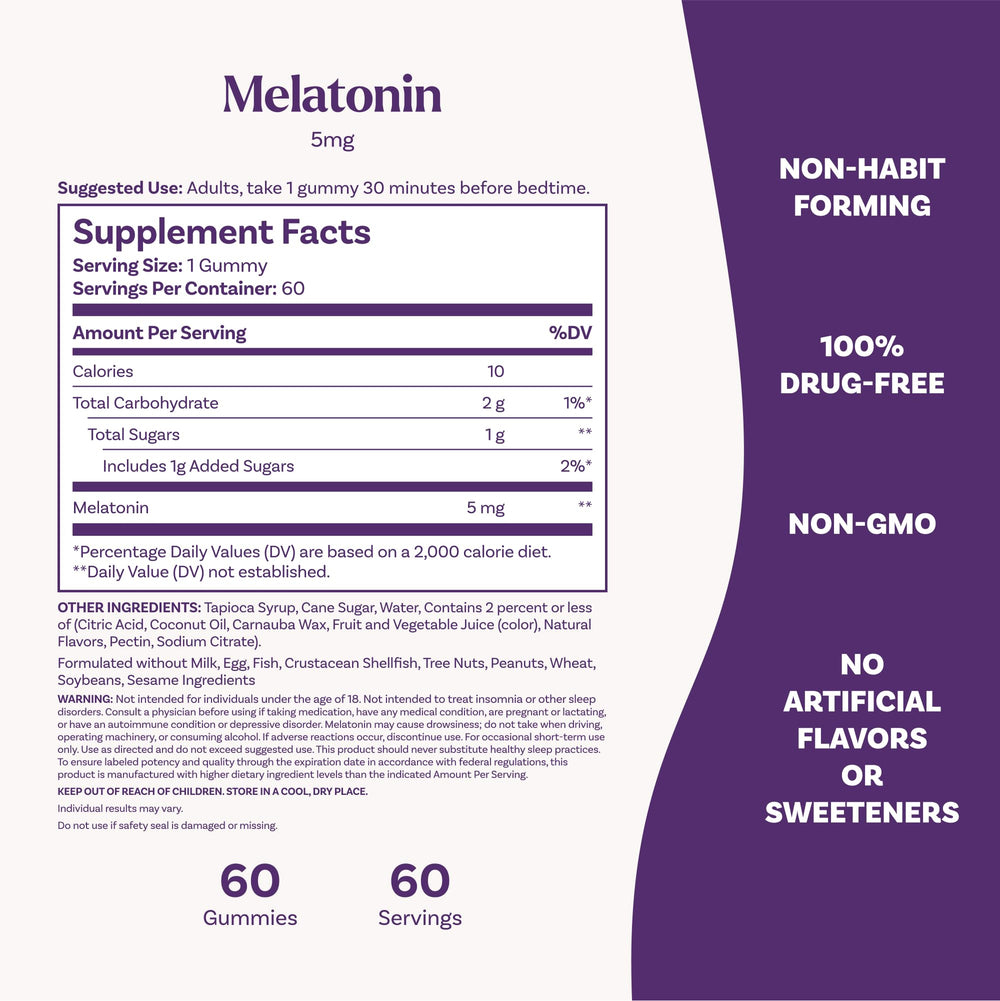 Travel pack of Natrol melatonin gummies for on the go sleep support