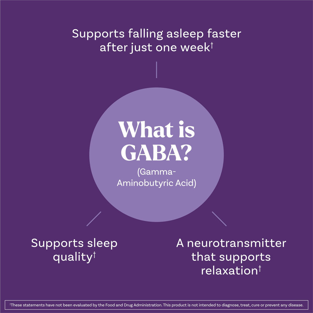 GABA and botanical blend for a calm evening routine