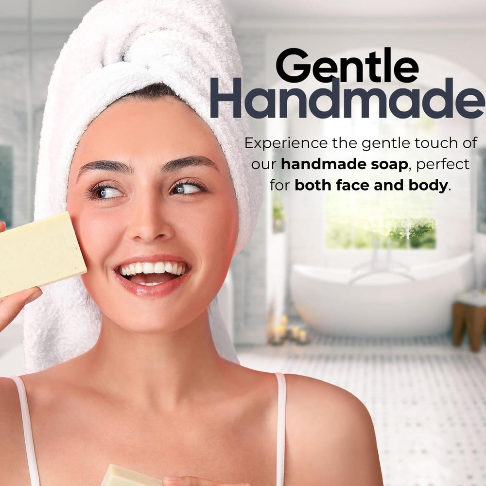 Natrulo soap bar designed for dry skin with a gentle cleanse.