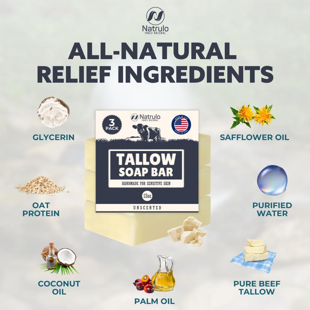 Natrulo beef tallow texture close-up shows natural nourishment.