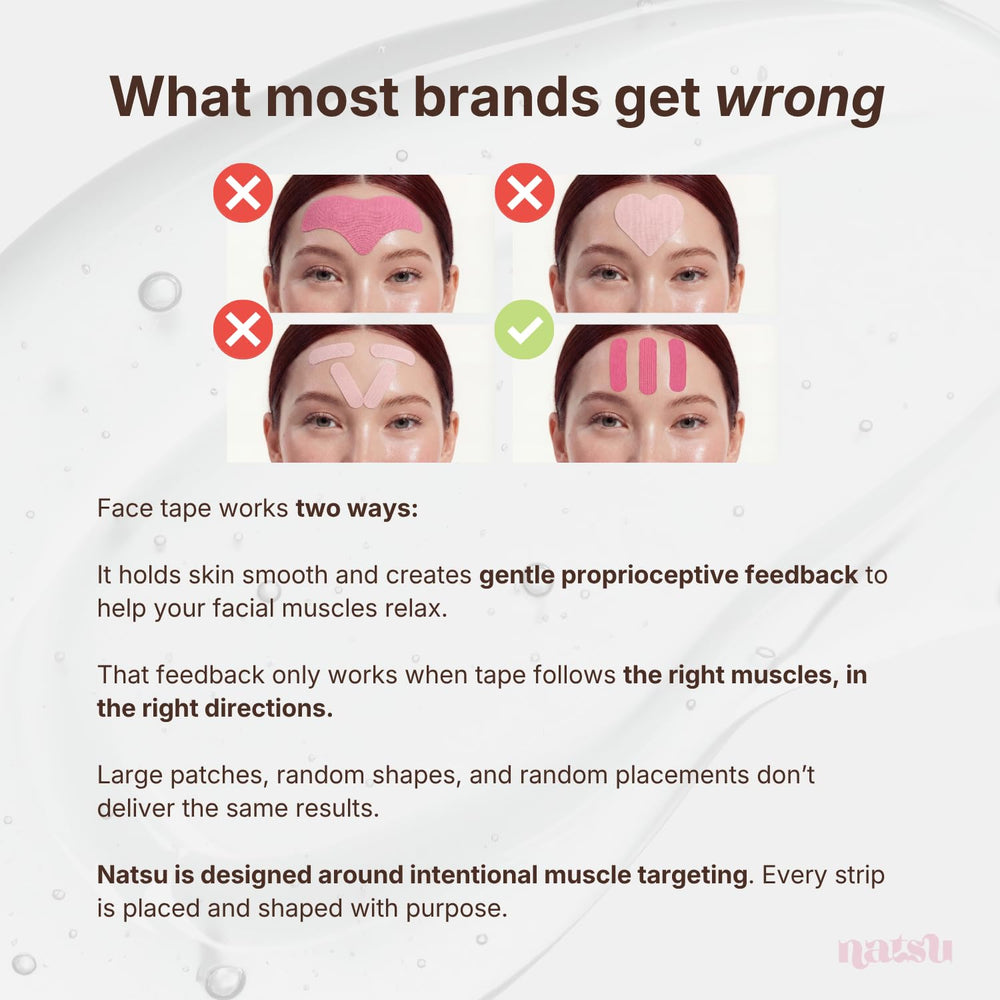 Natsu Patches for neck area offer discreet anti-wrinkle support overnight.
