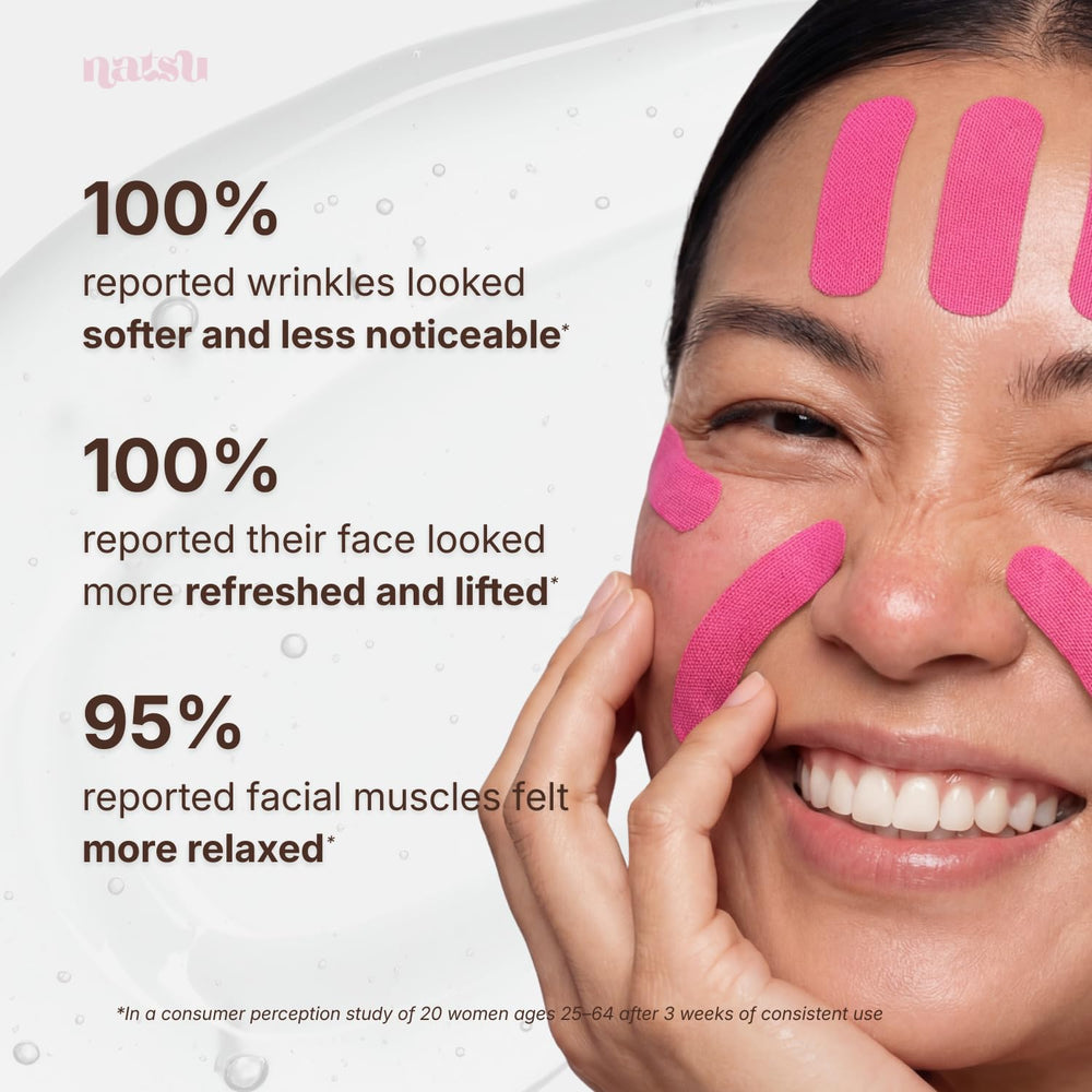 Natsu pre-cut strips simplify application for quick, comfortable use.